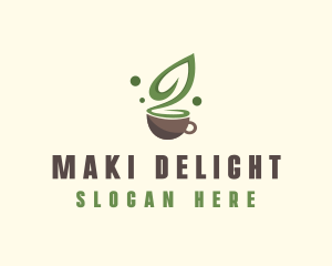 Organic Green Tea  logo design