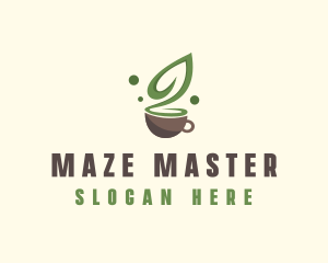 Organic Green Tea  logo design