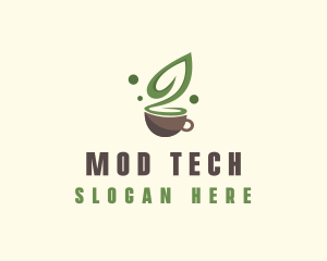 Organic Green Tea  logo design