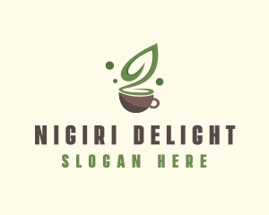 Organic Green Tea  logo design