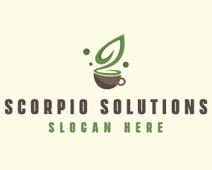 Organic Green Tea  logo design