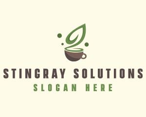 Organic Green Tea  logo design