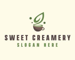 Organic Green Tea  logo design