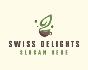 Organic Green Tea  logo design