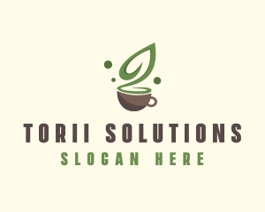 Organic Green Tea  logo design