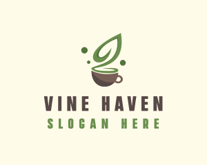 Organic Green Tea  logo design