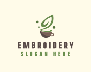 Organic Green Tea  logo design