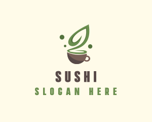 Organic Green Tea  logo design