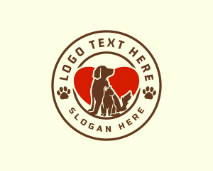 Animal - Animal Heart Grooming logo design