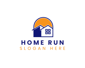 Home Sun Residential logo design