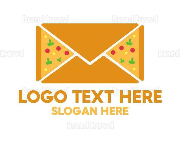 Pizza Mail Envelope Logo