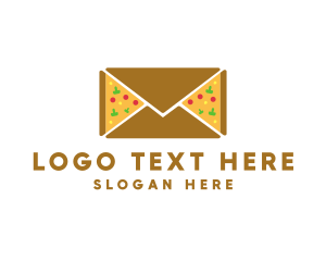 Italy - Pizza Mail Envelope logo design