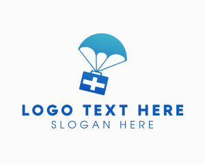 Parachute - Medical Supplies Delivery logo design