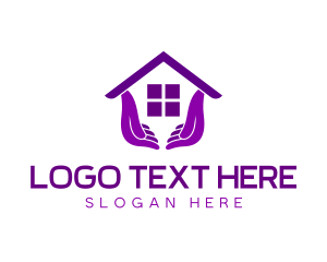 Service - Purple Housekeeping Service logo design