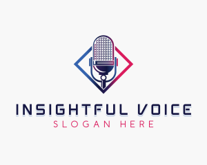 Radio Broadcaster Studio logo design