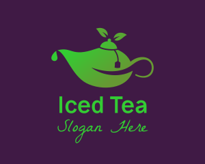 Green Tea Pot  logo design