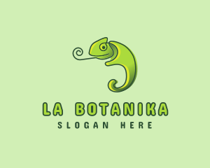 Lizard Chameleon Pet  Logo