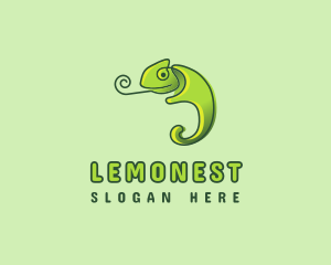 Lizard - Lizard Chameleon Pet logo design