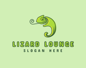 Lizard - Lizard Chameleon Pet logo design