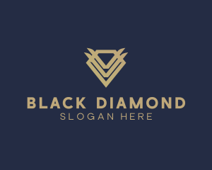 Elegant Modern Diamond Gem logo design