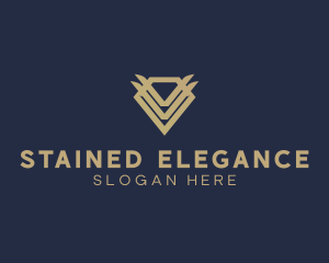 Elegant Modern Diamond Gem logo design