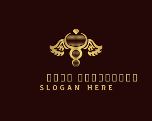 Pharmacy - DNA Medical Wings logo design