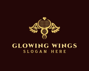 DNA Medical Wings logo design