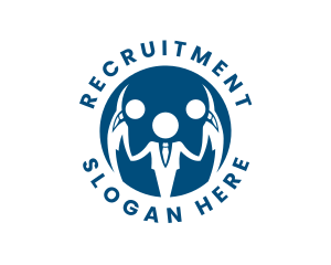 People Recruitment Agency logo design