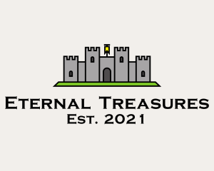 Ancient - Ancient Castle Fortress logo design