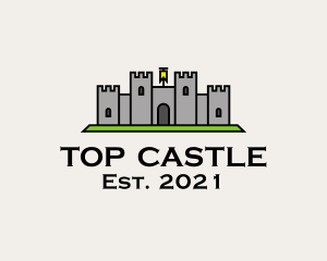 Ancient Castle Fortress  logo design