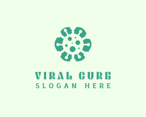 Disease - Bacteria Contagious Virus logo design