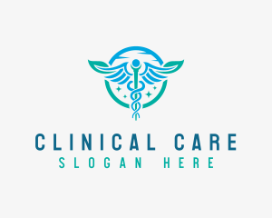 Caduceus Medical Clinic logo design