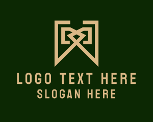 Geometric - Letter WM Architecture logo design