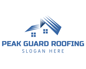 Modern Roof House logo design