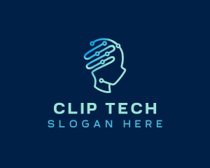 Cyber Tech Circuit logo design