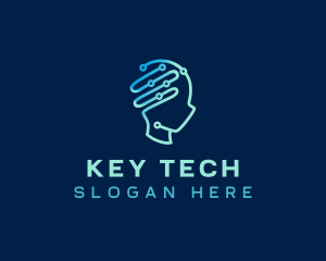 Cyber Tech Circuit logo design