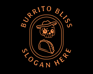 Burrito - Mexican Taco Taqueria logo design