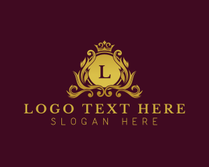 Hotel - Luxury Royal Crown logo design