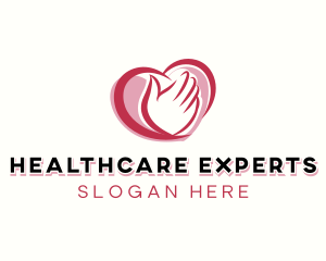 Heart Hand Healthcare logo design