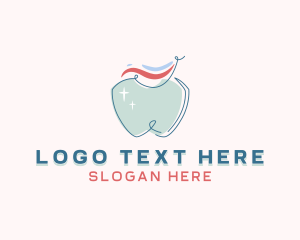 Dental Cleaning - Toothpaste Dental Tooth logo design
