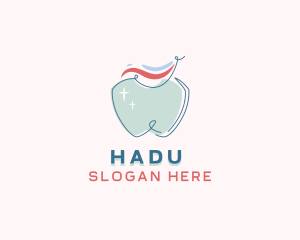 Toothpaste Dental Tooth logo design