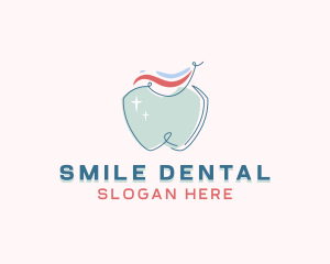 Toothpaste Dental Tooth logo design