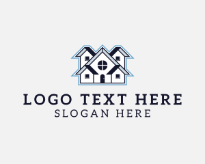 Home Repair - Housing Roof Repair logo design