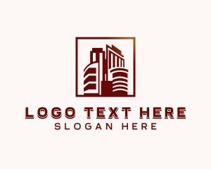 Residential - Realty Skyscraper Property logo design