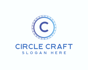 Gradient Mechanical Circle logo design