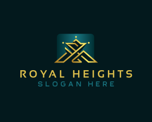 Highness - Monarchy Royalty Crown Letter M logo design