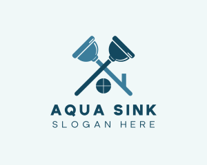 Sink - Housekeeping Plunger Tool logo design