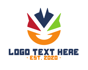 Multicolor Web Browser logo design