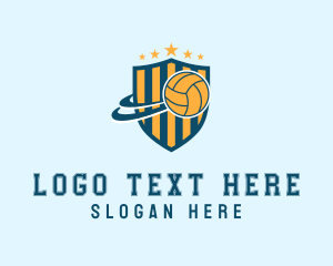 Ball - Volleyball Team League logo design