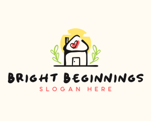 Elementary - Daycare Kindergarten House logo design